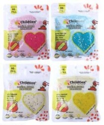 Childgen Ecopack- Refıll Geri Dönüştürülebilir Paketlerde 4Lü Simli Set x 4 Adet 125 Gram Oyun Hamur - ChildGen