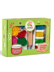 Childgen Premıum Set - Deniz Canlıları x 4 Adet Oyun Hamuru x 1 Adet Merdane x 12 Adet Detaylı Kalıp - ChildGen