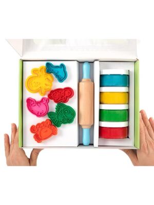 Childgen Premıum Set - Deniz Canlıları x 4 Adet Oyun Hamuru x 1 Adet Merdane x 12 Adet Detaylı Kalıp - 2