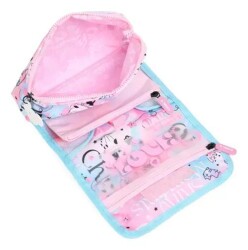 Chimola Cat Pink Aqua Kalem Çantası Tr170 - 2