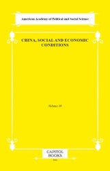 China, Social and Economic Conditions - Capitol Books