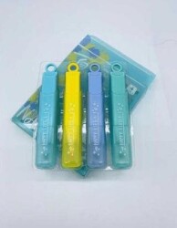 Chosch Cs-Zh20 Fosforlu Kalem 4Lü Mavi Tonlar - OMT