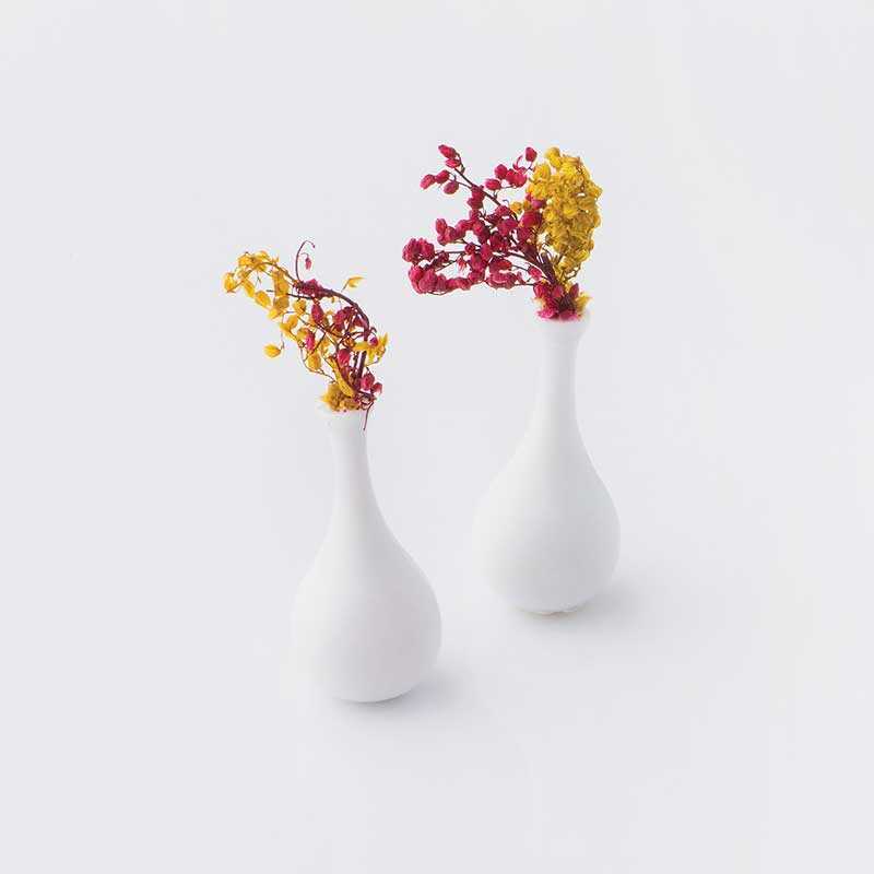 Eshel Çiçekli Taş Vazo--1-100--3 Lü