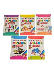 Cicili Bicili Boyama Seti 5 Kitap - Oscar Yayınları