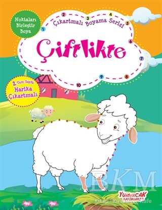 Çiftlikte - Çıkartmalı Boyama Serisi - Yumurcak Yayınları