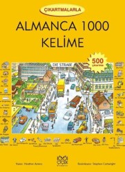 Çıkartmalarla Almanca 1000 Kelime - 1001 Çiçek Kitaplar