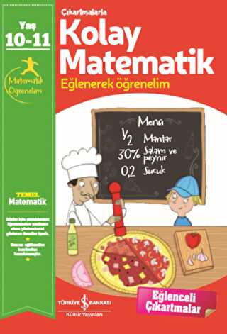Çıkartmalarla Kolay Matematik 10-11 Yaş - İş Bankası Kültür Yayınları