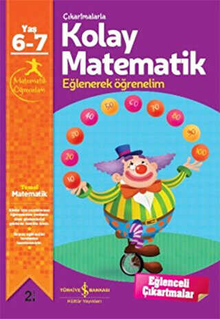 Çıkartmalarla Kolay Matematik 6-7 Yaş - İş Bankası Kültür Yayınları