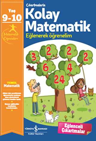 Çıkartmalarla Kolay Matematik 9-10 Yaş - İş Bankası Kültür Yayınları