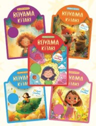 Çıkartmalı Boyama Kitabı 5`li Set - Kum Yayınevi