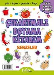 Çıkartmalı Boyama Kitabım Sebzeler - Pinokyo Yayınları