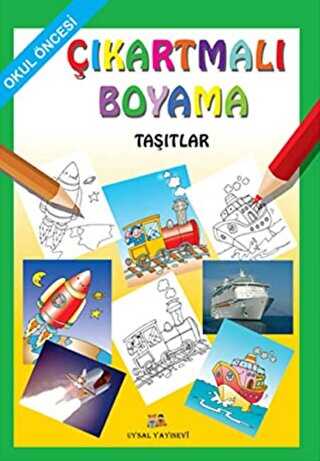 Çıkartmalı Boyama - Taşıtlar - Uysal Yayınevi