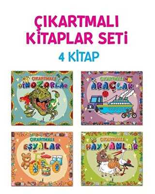 Çıkartmalı Kitaplar Seti 4 Kitap Takım - Pal Sokağı Yayınları