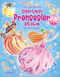 Çıkartmalı Prensesler Kitabım - 1001 Çiçek Kitaplar