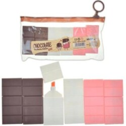 Çikolata Fosforlu Kalem 6 Renk - MİSYON