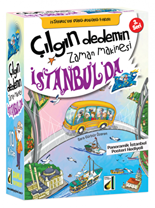 Çılgın Dedemin Zaman Makinesi İstanbul`da 10 Kitap Takım - Damla Yayınevi