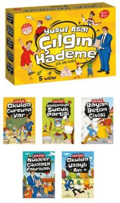 Çılgın Hademe Seti 5 Kitap-Soru Kitapçığı - 1