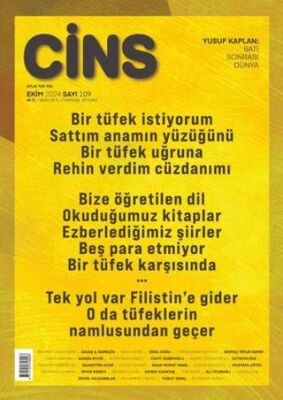 Cins Aylık Dergi Sayı: 109 - Ekim 2024 - 1