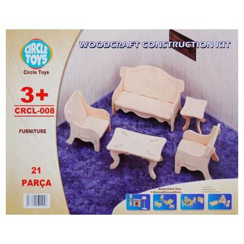 Circle Toys 008 Furniture Mobilya Ahşap Maket - 1