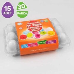 Circle Toys Geometrik Yumurta Eşleme Oyunu 15li - Circle Toys