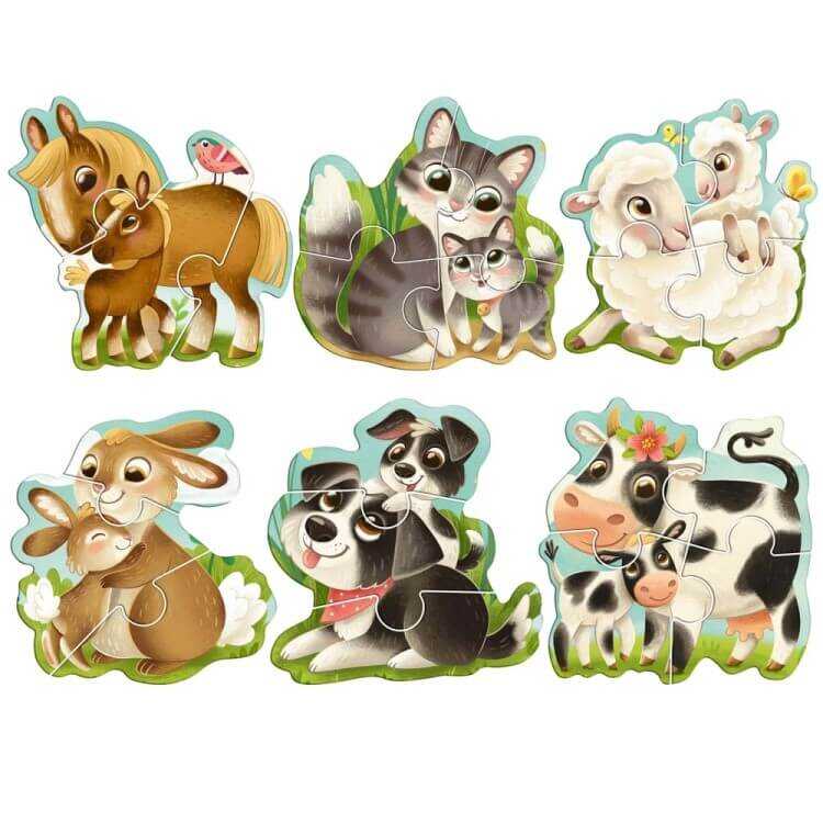 Circle Toys Lovely Puzzle Çiftlik Hayvanları