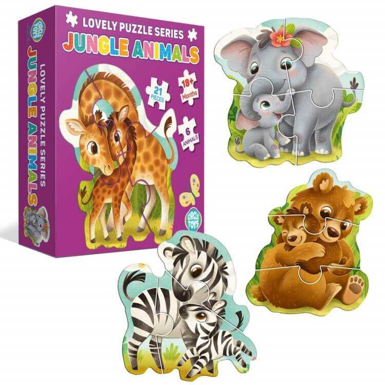 Circle Toys Lovely Puzzle Orman Hayvanları