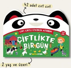 Cırt Cırtlı Etkinlik Kitabım - Çiftlikte Bir Gün 2+ Yaş - Bi Kutu Oyun