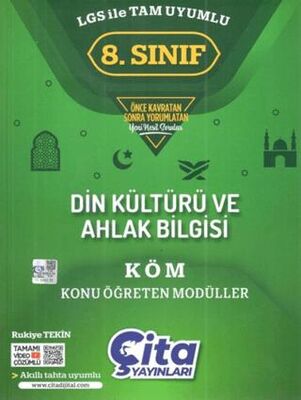 Çita Yayınları 8. Sınıf Din Kültürü ve Ahlak Bilgisi Konu Öğreten Modülleri - 1