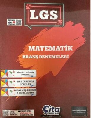 Çita Yayınları LGS Matematik Branş Denemeleri - 1