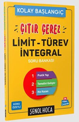 Şenol Hoca Yayınları Çıtır Çerez Limit Türev İntegral - 1