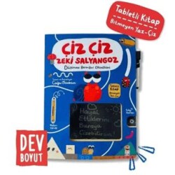 Çiz Çiz Zeki Salyangoz - Düşünme Becerileri Etkinlikleri - Sincap Kitap