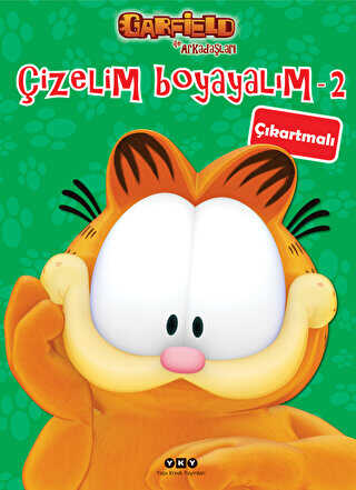 Çizelim Boyayalım 2 - Garfield ile Arkadaşları Çıkartmalı - Yapı Kredi Yayınları