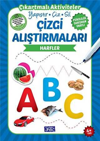 Çizgi Alıştırmaları - Harfler 4 Yaş - Parıltı Yayınları