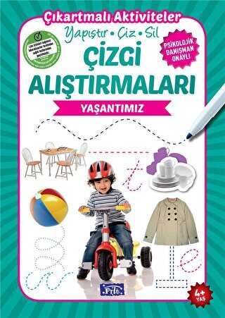 Çizgi Alıştırmaları - Yaşantımız 4 Yaş - Parıltı Yayınları
