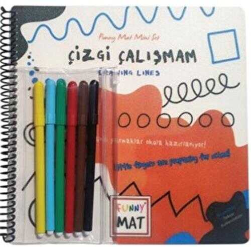 Çizgi Çalışmam - Funny Mat Mini Set - Akademi Çocuk