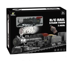 Classic Steam Kumandalı 2,4 Ghz Pilli Tren Seti 30 Parça - Başel