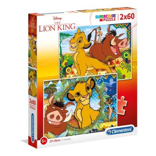 Clementoni Puzzle 2x60 Parça Lion King