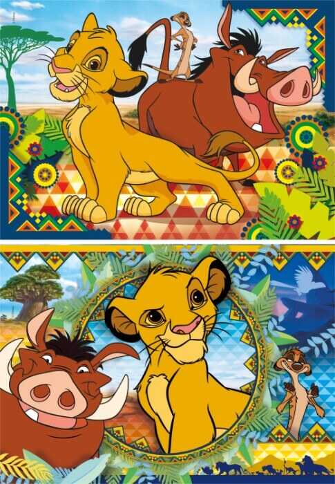 Clementoni Puzzle 2x60 Parça Lion King