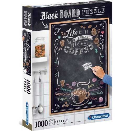 Clementoni Puzzle Blackboard Coffe 1000 Parça