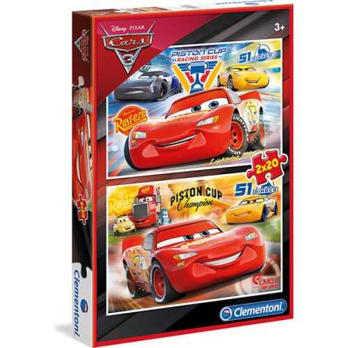 Clementoni Puzzle Cars 3 S.C. 2x20 Parça