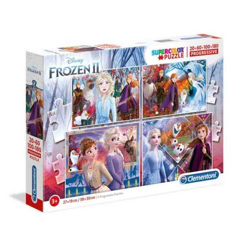 Clementoni Puzzle Frozen 2 20+60+100+180 Parça