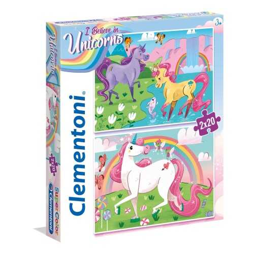 Clementoni Puzzle Unicorn 2x20 Parça