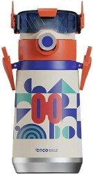 Cocosmıle CS-0001 Robot Görünümlü Çelik Termos 500Ml - Beyaz - Vagonlife