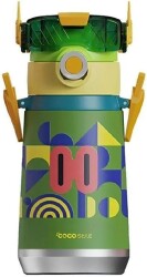 Cocosmıle CS-0001 Robot Görünümlü Çelik Termos 500Ml - Yeşil - Vagonlife
