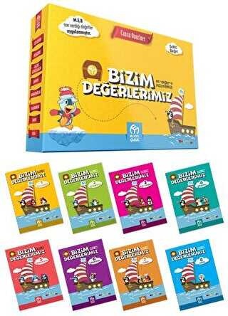 Bizim Değerlerimiz Hikaye Serisi 8 Kitap - Model Eğitim Yayıncılık