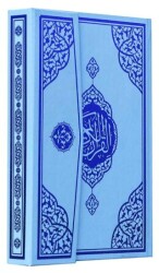 Çocuk Serisi Ayraçlı Orta Boy Bilgisayar Hattı Arapça Ciltbezi Mıklepli Kuran-ı Kerim - Mavi - Furkan Neşriyat