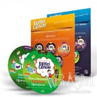 Çocuklar İçin Aktiviteli Eğitici Çarklar Eğitim 10`lu Set - Edulal Çocuk