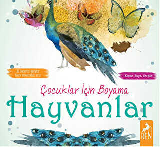 Çocuklar İçin Boyama - Hayvanlar - Ren Çocuk