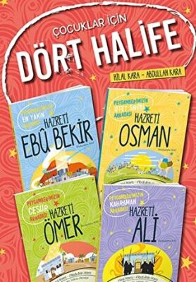 Çocuklar İçin Dört Halife Seti 4 Kitap Takım kapağı