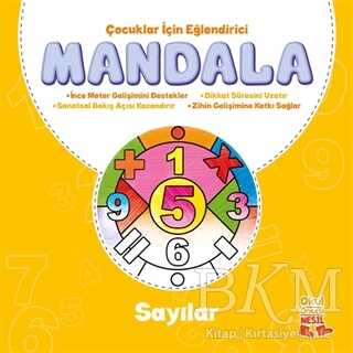Çocuklar İçin Eğlendirici Mandala: Sayılar